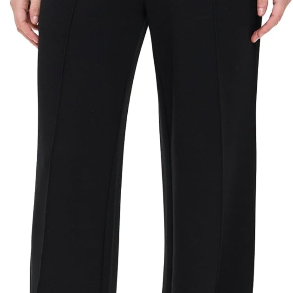 Mid-Weight Stretch Jersey Wide Leg Pants For Women - Flattering Fit & Function